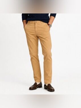Mason’s Italy Men’s Chino Pants Stretch Cotton Tan Khaki Size 50 US 34 (CMB3012)